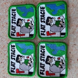 Flat Stacie - Girl Scout Fun Patch Bundle - NEW Sew On 🦋❤